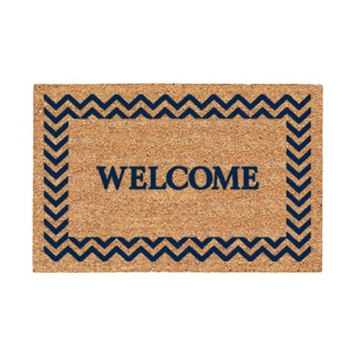 Mat Coir Chev/Welc18X30"                