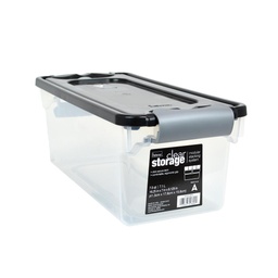 Homz 6-1/8 in. H x 16 1/4 in. W x 7 in. D Stackable Storage Bin