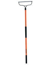 Black and Decker 14 in. W Steel Bow Rake Fiberglass