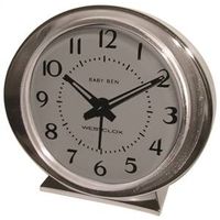 Transparent Alarm Clock Red 11.4Cm,Plastic Westclox