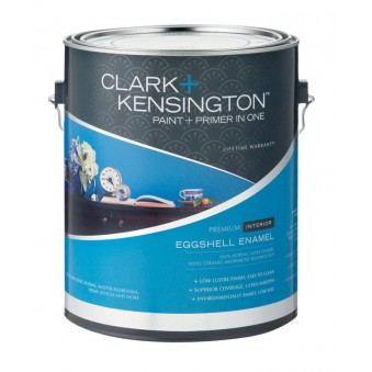 Ace Clark+Kensington Eggshell Tintable Base Neutral Base Acrylic Latex Paint and Primer Indoo