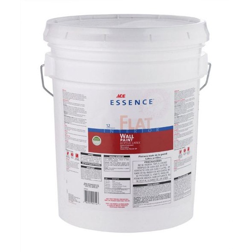 Ace Essence Flat Midtone Hi-Hide Base Acrylic Latex Paint Indoor 5 gal.