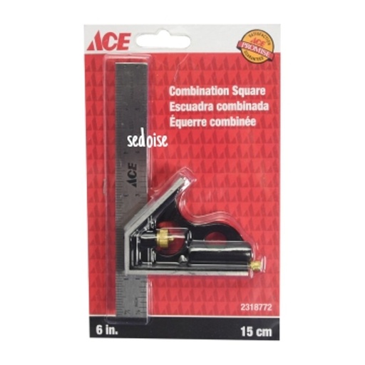 Combination Square 15.2Cm (6In) Ace