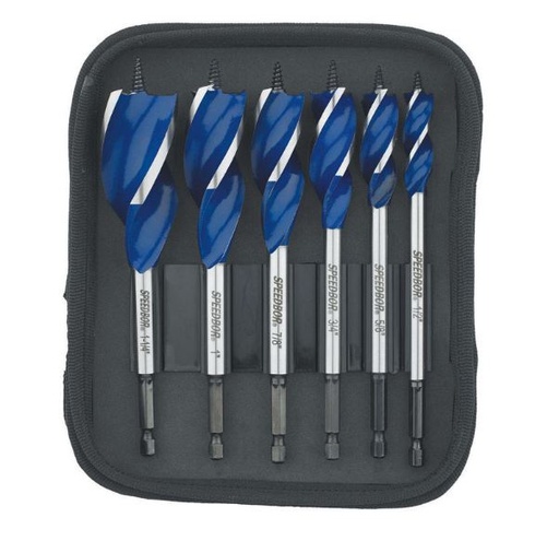 BIT SPEEDBOR MAX 6PC SET.