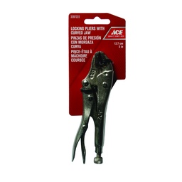 Locking Pliers 13Cm (5In) Steel Grip Handle Ace