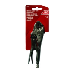 Locking Pliers 18Cm (7In) Steel Grip Handle Ace Cancel