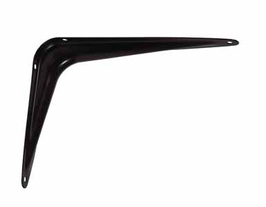 Shelf Bracket 5In X 6In (12.7Cm X 15.2Cm) Steel Black Ace