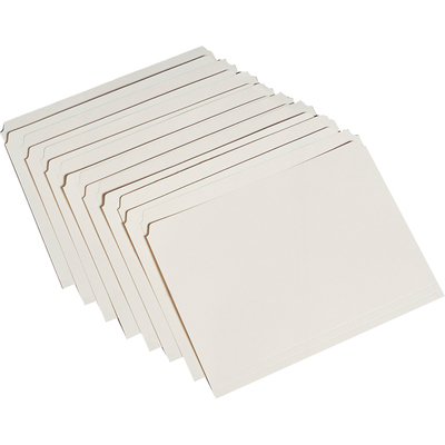 Manila File Folder With Three Fasteners, Straight Tab, Letter Size, 100/Box