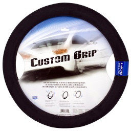 COVER STEERING WHEEL ROAD PILOT ULTRA SOFT BLACK, CUSTOM ACCESSORIES
