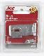 FIXED STAPLE HASP 1  3/4IN (4.45CM) ZINC ACE