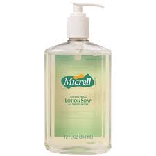 MICRELL Antibacterial Lotion Soap, Light Citrus/Floral Fragrance, 8 fl oz