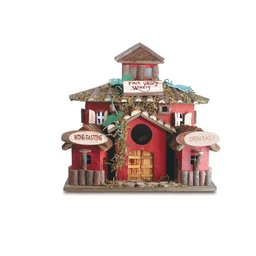 Songbird Valley, Finch Valley Winery 10.1 in. H x 7.9 in. W x 10.6 in. L Wood Bird House