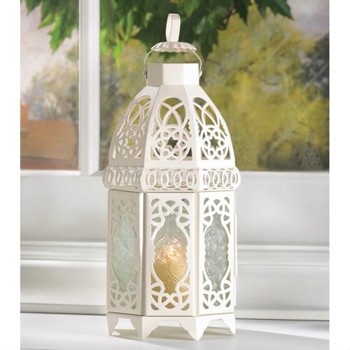 MOROCCAN LANTERN WHITE