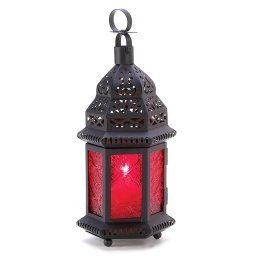 MOROCCAN LANTERN RED.