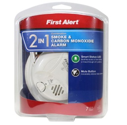 First Alert Battery-Powered Electrochemical/Ionization Smoke and Carbon Monoxide Detector