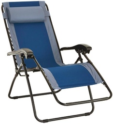Living Accents Navy Blue Zero Gravity Chair