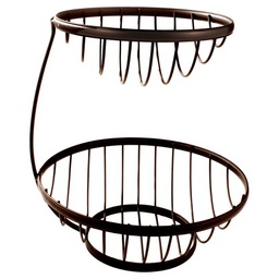 Spectrum Ashley 11-3/4 in. H x 10-3/4 in. W x 11-1/4 in. L Bronze 2-Tier Server.