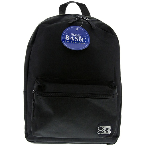 BAZIC 16” BLACK BASIC BACKPACK