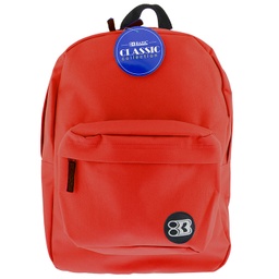 BAZIC 17&quot; RED CLASSIC BACKPACK