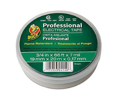 TAPE ELEC 3/4"X 66'GREEN