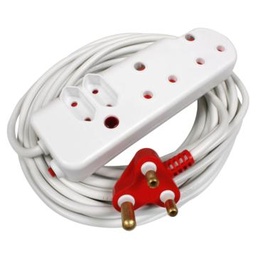 FAR Extension Cord White 2+2 (3m)