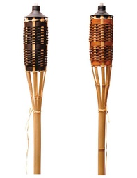 NOLAN BAMBOO GARDEN TORCH, GLOSS, 5'