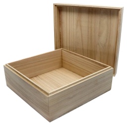 Hand Craft Box 20x20cm with Cover Lid