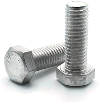SS FULL THREAD HEX BOLTS 1/4-20X2