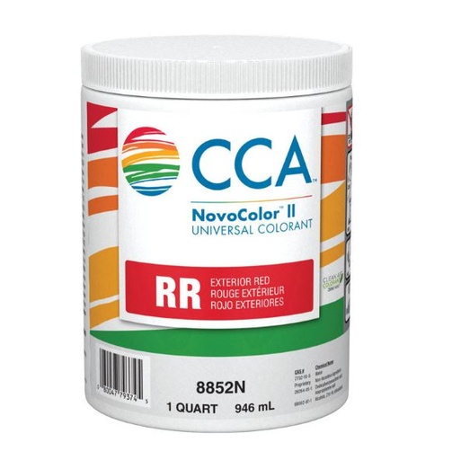 NovoColor II CCA RR Exterior Red Paint Colorant 1 qt.