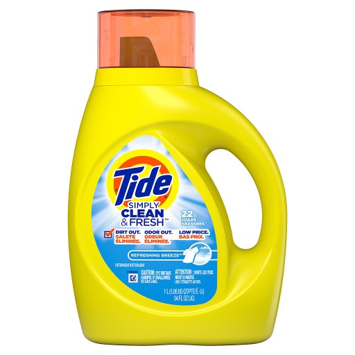 TIDE SIMPLY CLEAN 34OZ.