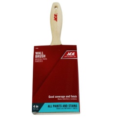 Ace 4 in. W Medium Stiff Flat Paint Brush.