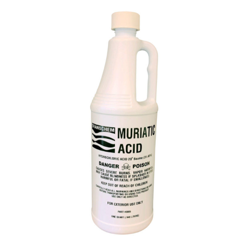 Transchem Muriatic Acid 1 qt. Liquid.