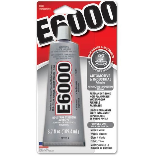 E6000 AUTO/IND ADH3.7Oz.