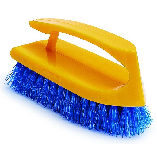 SCRUB BRUSH IRON HNDL 6".