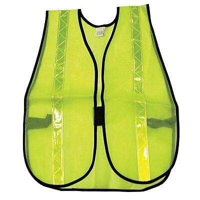 VEST REFL LIME MESH.