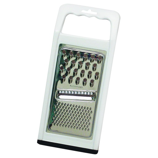 Chef Craft 5 in. W x 11 in. L White Stainless Steel Grater.