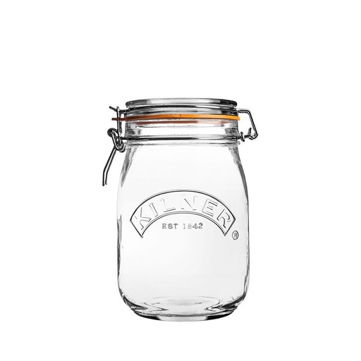 ROUND CLIP TOP JAR 34 OZ