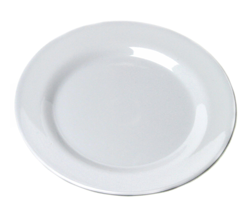 Chef Craft 8 in. W x 8 in. L White Plastic Plate.