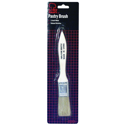 Chef Craft 2.5 in. W x 10 in. L Tan Wood Pastry Brush