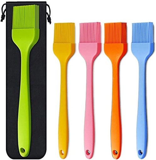 Chef Craft 3x13.5 in. L Black and Red Silicone Basting Brush.