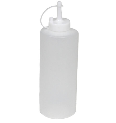 Chef Craft White Plastic Squeeze Bottle.