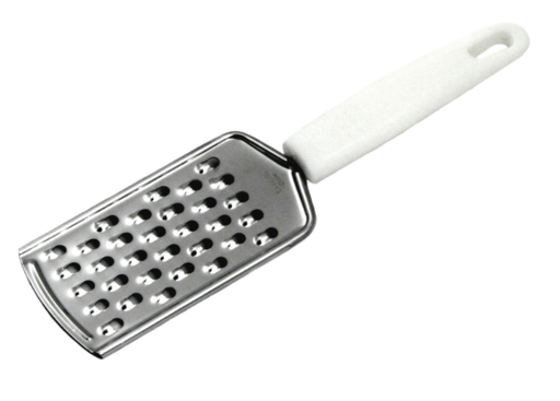 Chef Craft 2.25 in. W x 9.5 in L White/Silver Plastic/Stainless Steel Flat Grater