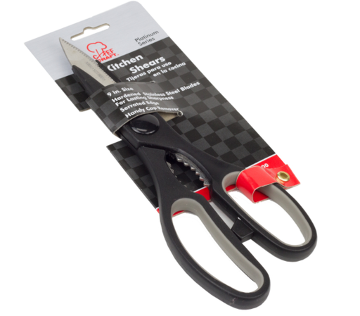 Chef Craft Plastic/Stainless Steel Kitchen Shears 1 pc.