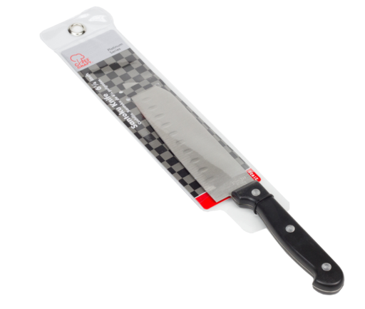 Chef Craft 6.25 in. L Plastic/Stainless Steel Santoku Knife 1 pk.