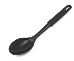 Chef Craft 3.75 in. W x 11.5 in. L Black Nylon Spoon.