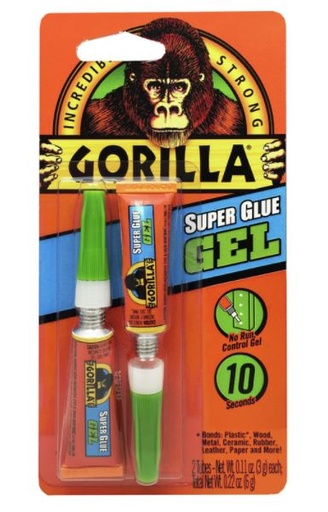 GORILLA SUPERGLUE GEL2PK.