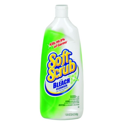 SOFT SCRUB W/BLEACH 24OZ .
