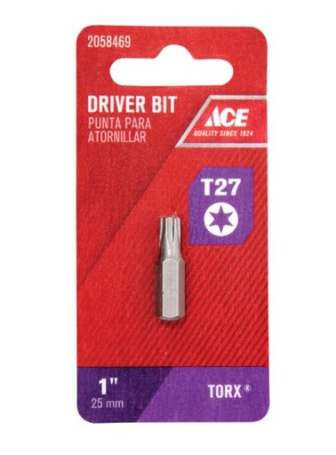 BIT INSERT #27 TORX ACE.