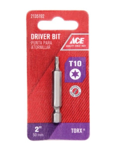 TORX INSERT BIT#10X1.9".