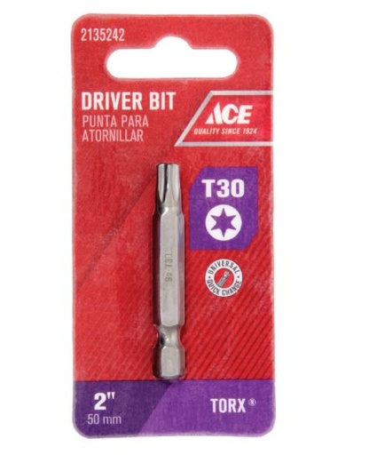 TORX INSERT BIT#30X1.9".